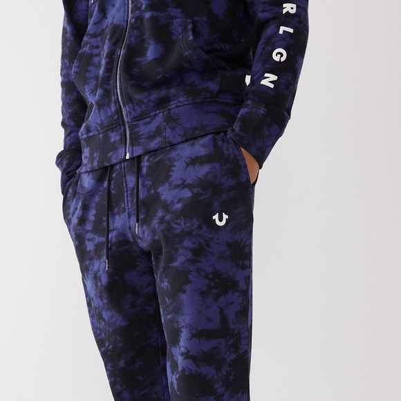 TRUE RELIGION Tie Dye Logo Joggers - Picture 3 of 5